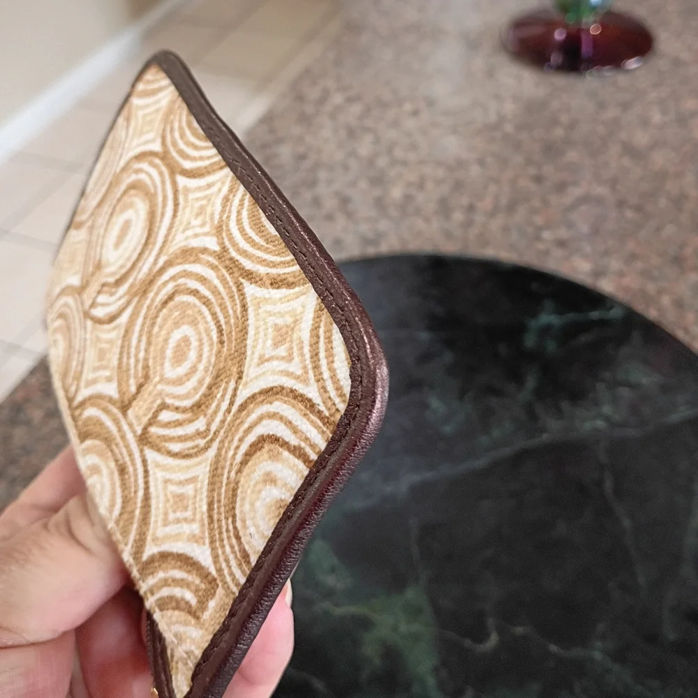 Coach Audrey Op Art Swril Wallet Key Ring